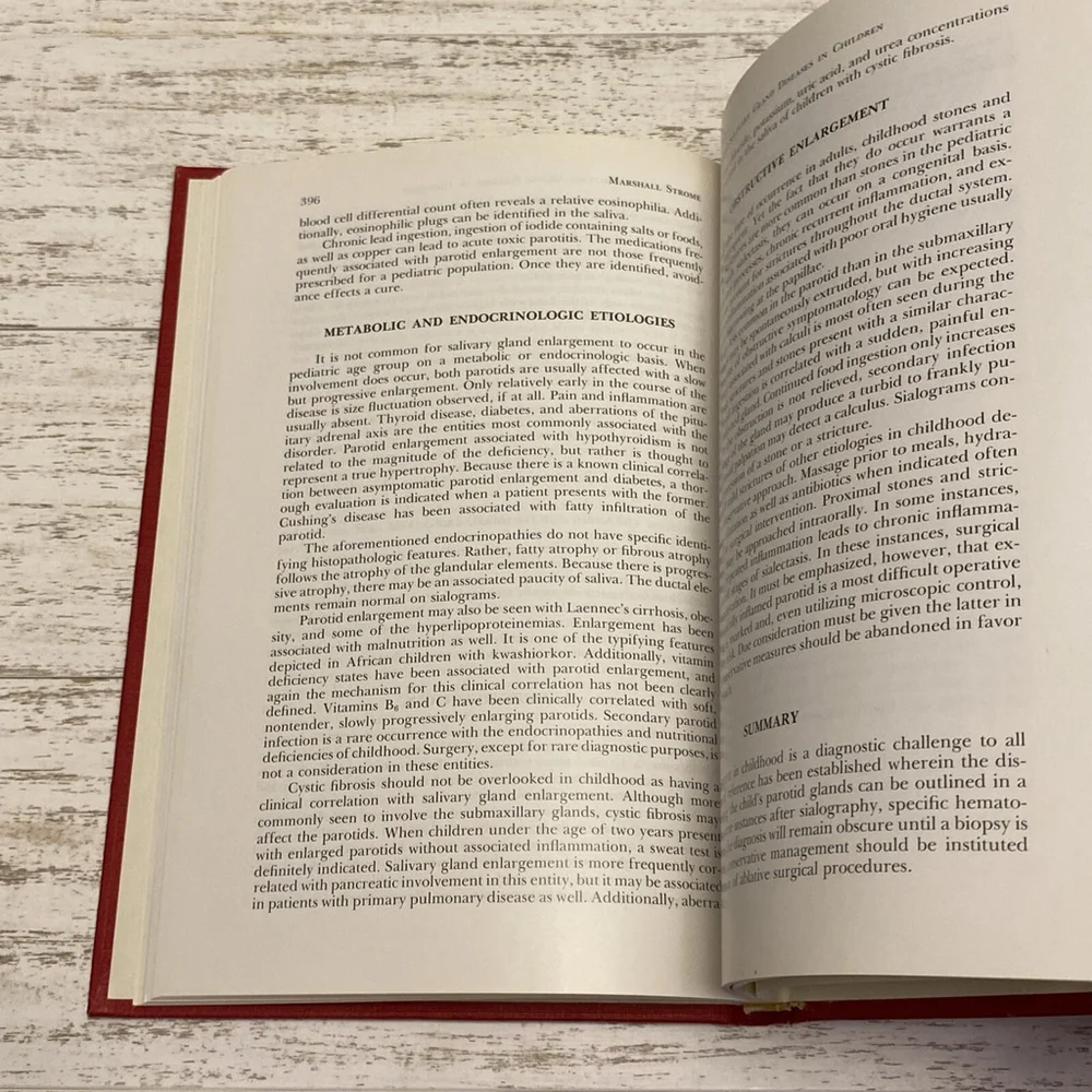 Vintage 1977 Otolaryngologic Clinics North America Salivary Gland Book